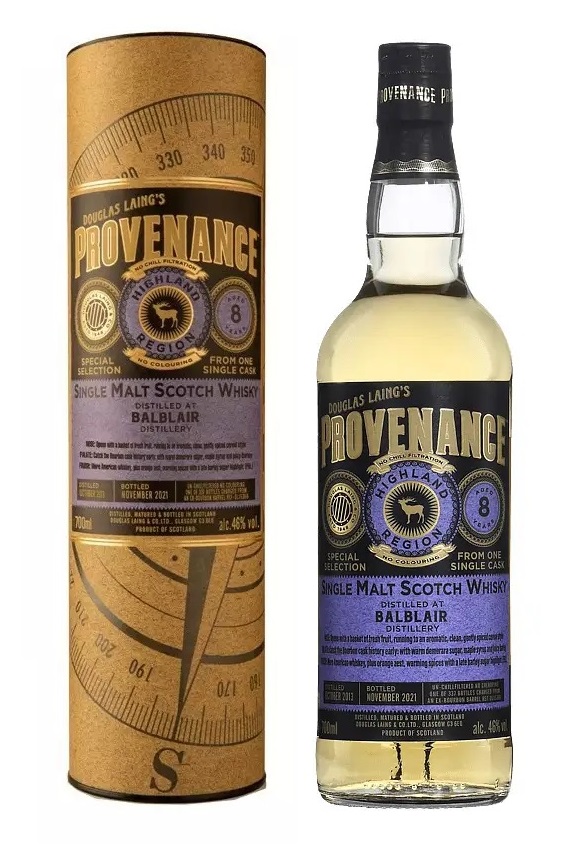 BALBLAIR 8 ans 2013 46 % | Provenance – Douglas Laing’s | Single Malt Whisky, Ecosse / Highlands
