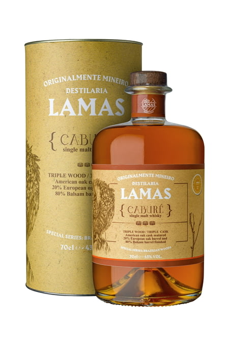 LAMAS Caburé 43 %  Single Malt Whisky  Brésil