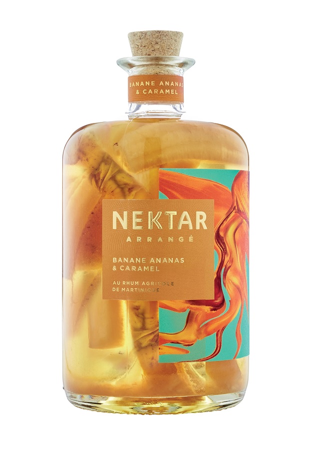 NEKTAR Rhum Arrangé 28 %  Banane, Ananas &amp; Caramel  au Rhum Agricole de la Martinique