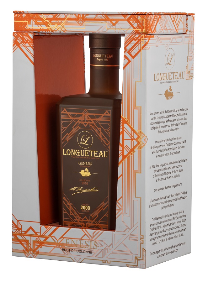 LONGUETEAU Genesis Vieux 71,4 %  Batch N°2  Rhum Vieux de la Guadeloupe