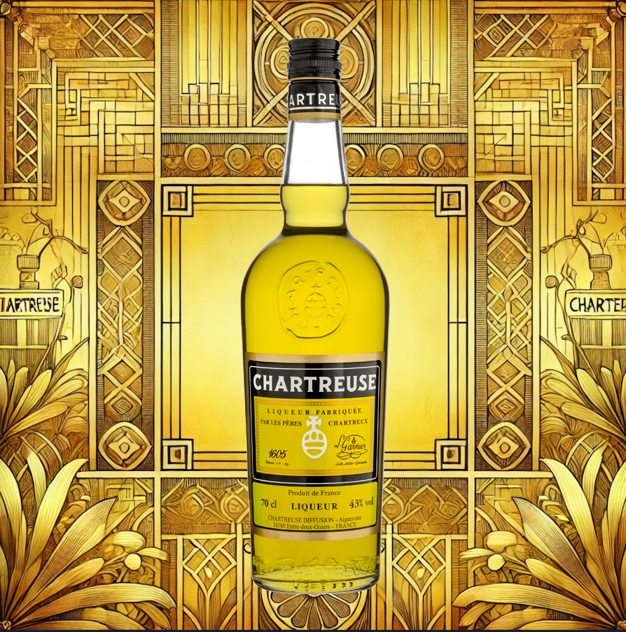 CHARTREUSE Jaune 43% | Liqueur Traditionnelle Française, Isère
