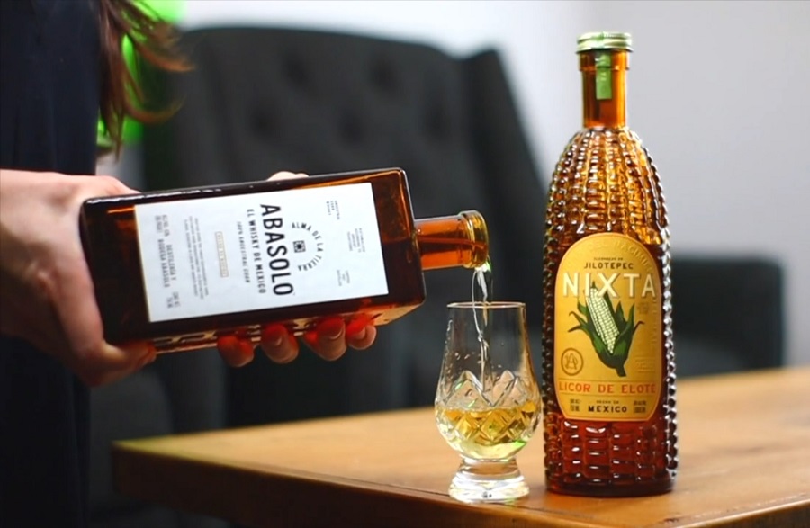 Abasolo &amp; Nixta Coffret cadeau  Whisky et Liqueur Mexicaine à base de maïs (3)