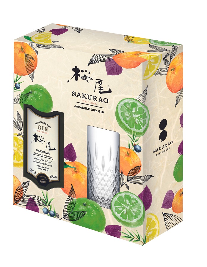SAKURAO Gin Original 47% | Coffret Découverte | Gin Japonais style London Dry