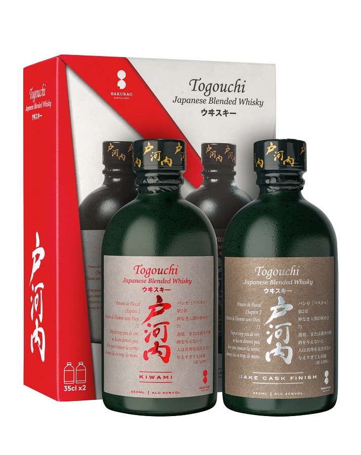 TOGOUCHI Coffret Whisky 40  2 bouteilles de la gamme 350ml  Whisky Japonais