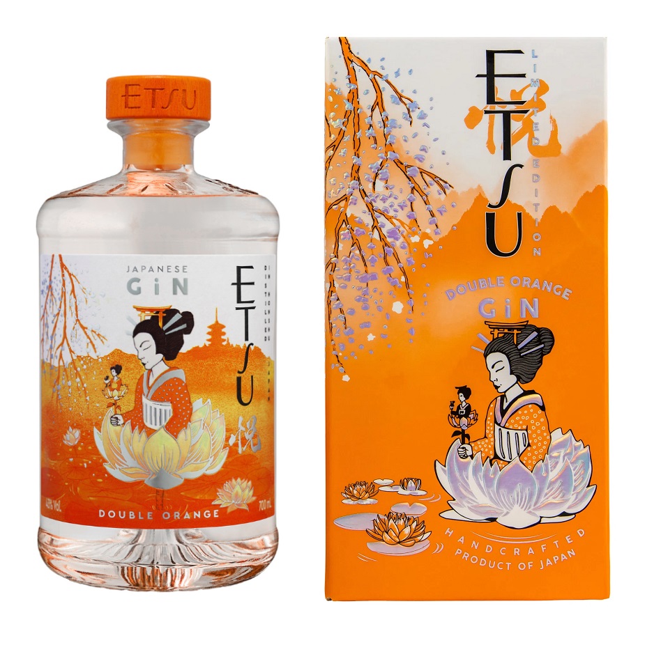 ETSU Double Orange 43 % | Gin Japonais Artisanal