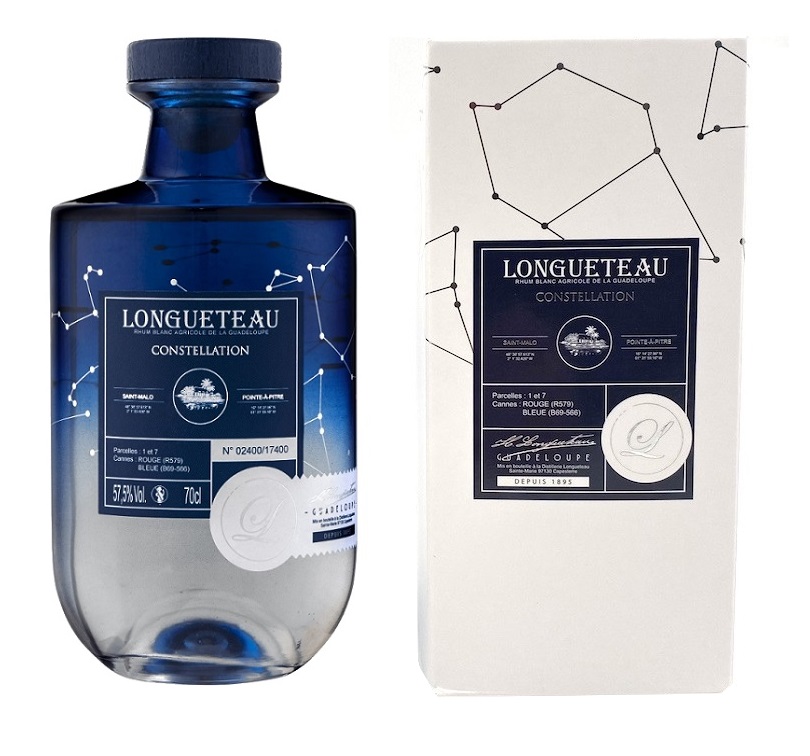 LONGUETEAU Constellation 57,5 %  Série Limitée  Rhum Blanc Agricole de la Guadeloupe