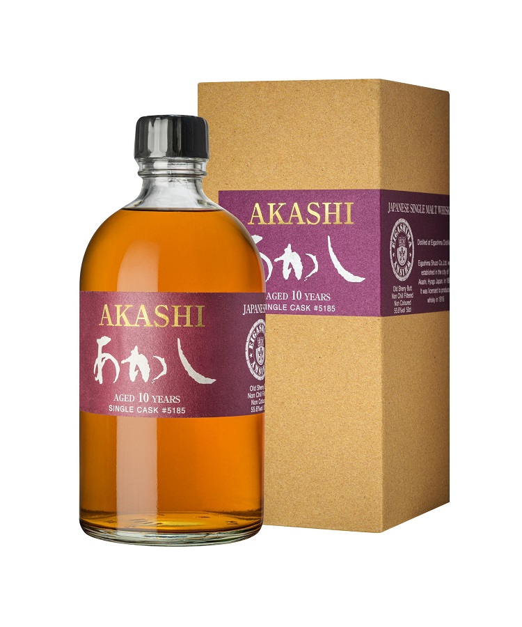 AKASHI 10 ans Sherry Cask 55,6 % | Single Cask -  Édition Limitée | Whisky Japonais