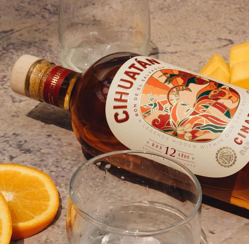 CIHUATÁN Cinabrio 12 ans 40% | Vieilli en fûts de Bourbon | Rhum du Salvador