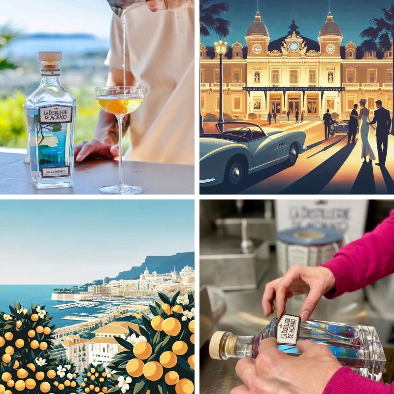 LA DISTILLERIE DE MONACO Gin aux Agrumes 40 % | Gin de Monaco