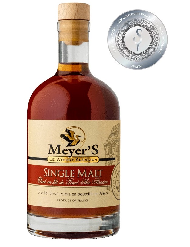MEYER’S Single Malt Pinot Noir 43 % | Édition Limitée | Whisky Alsacien