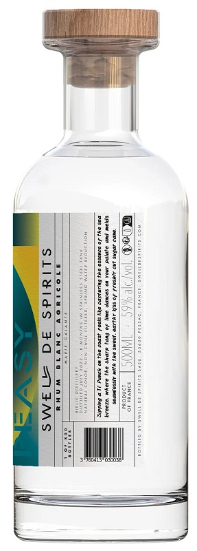 Rhum Bielle 2023 59,9 % | Swell de Spirits | Rhum Blanc Agricole de Marie-Galante en Édition Limitée
