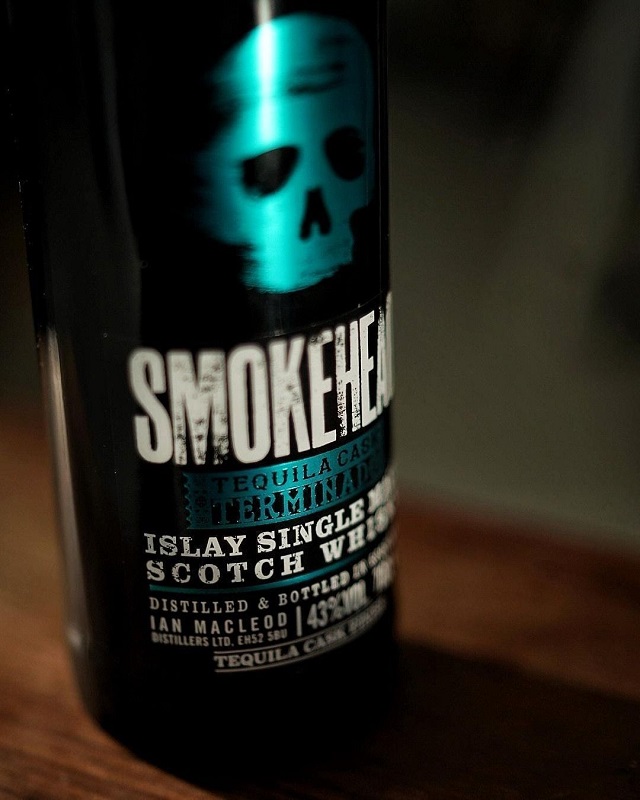 SMOKEHEAD Tequila Cask Terminado 43 % | Finition en fût de Tequila | Whisky Écossais d’Islay Tourbé