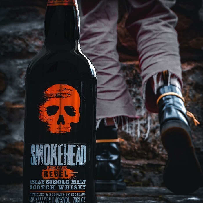 SMOKEHEAD Rum Cask Rebel 46 % | Whisky tourbé écossais au caractère rebelle