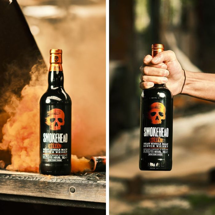 SMOKEHEAD Rum Cask Rebel 46 % | Whisky tourbé écossais au caractère rebelle