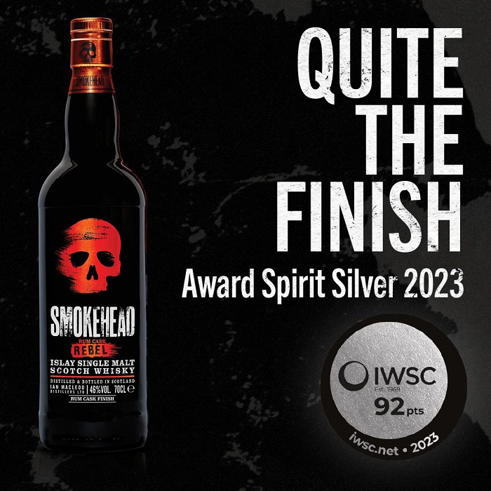 SMOKEHEAD Rum Cask Rebel 46 % | Whisky tourbé écossais au caractère rebelle
