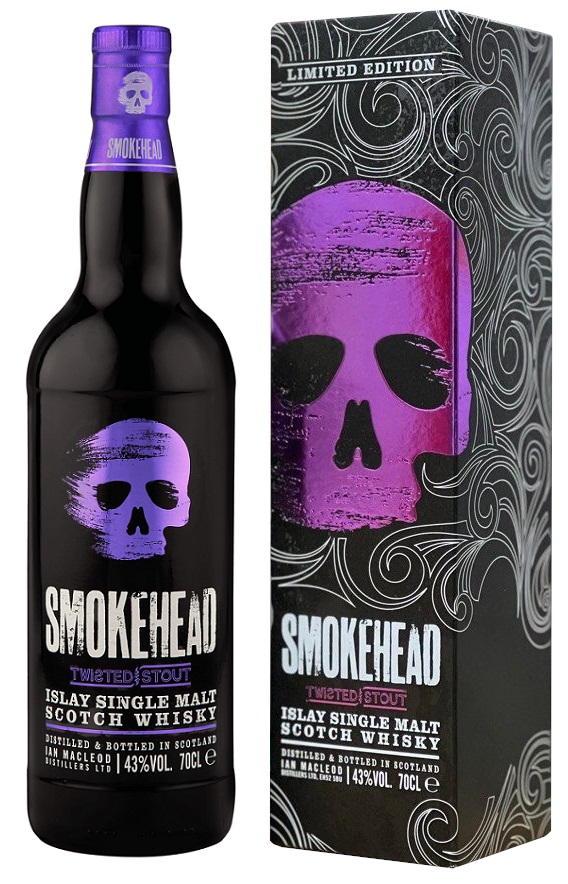 SMOKEHEAD Twisted Stout 43 % | Whisky écossais affiné en fûts de bière stout