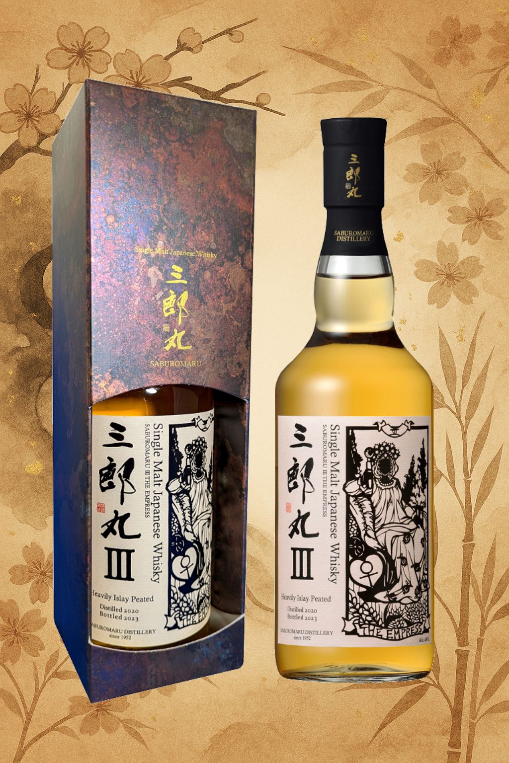 SABUROMARU The Empress 48 % | Whisky Japonais Tourbé à 50 PPM