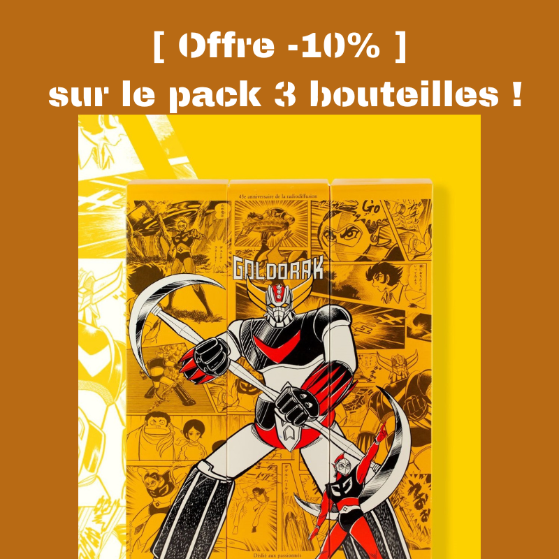 Offre -10% sur le pack 3 bouteilles !