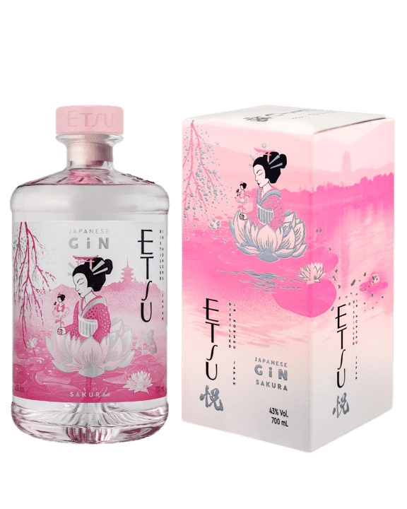 ETSU Sakura 43%  Édition Limitée  Un Gin Japonais Artisanal et Exclusif (4)