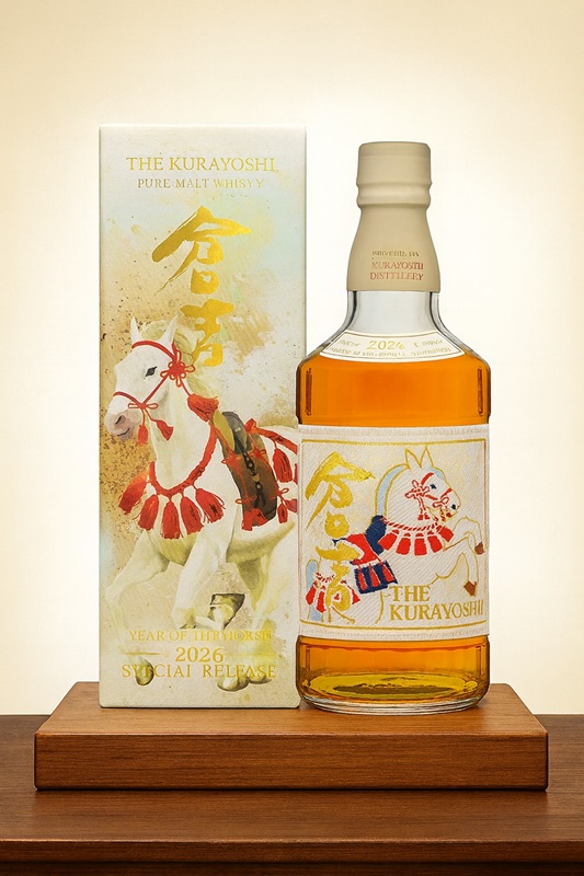 The KURAYOSHI Horse Edition 2026 43% | Collection Zodiac | Whisky Japonais Pure Malt