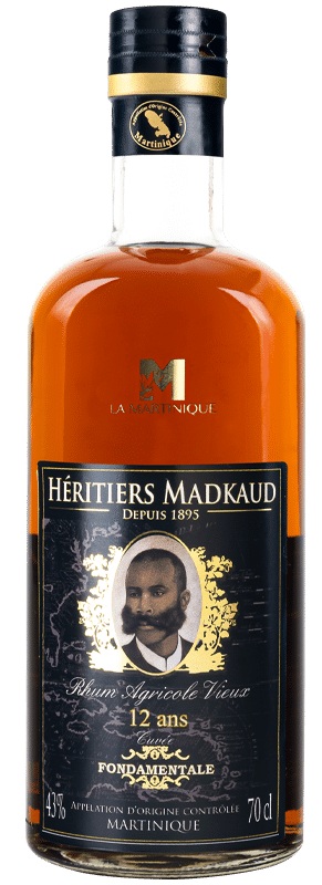 HÉRITIER MADKAUD 12 ans 43 % | Rhum Agricole Vieux de la Martinique