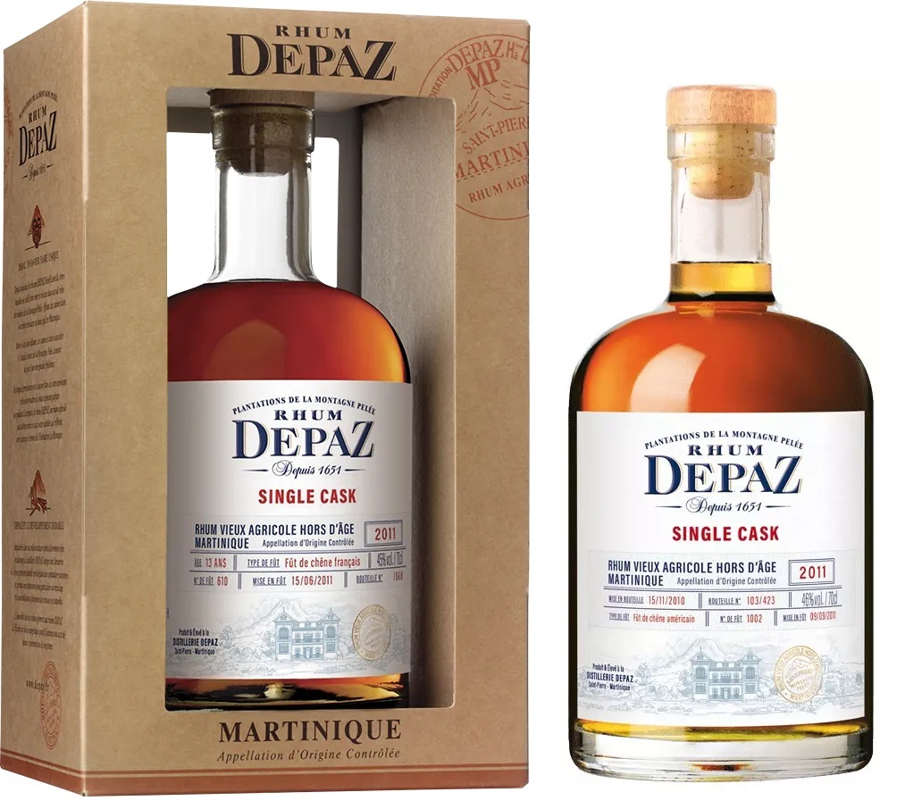 DEPAZ Single Cask 2011 45 % | Édition Limitée | Rhum Vieux de la Martinique