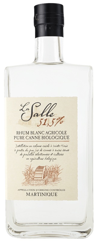 La Salle 51,5 % | Rhum Blanc Agricole Bio de la Martinique