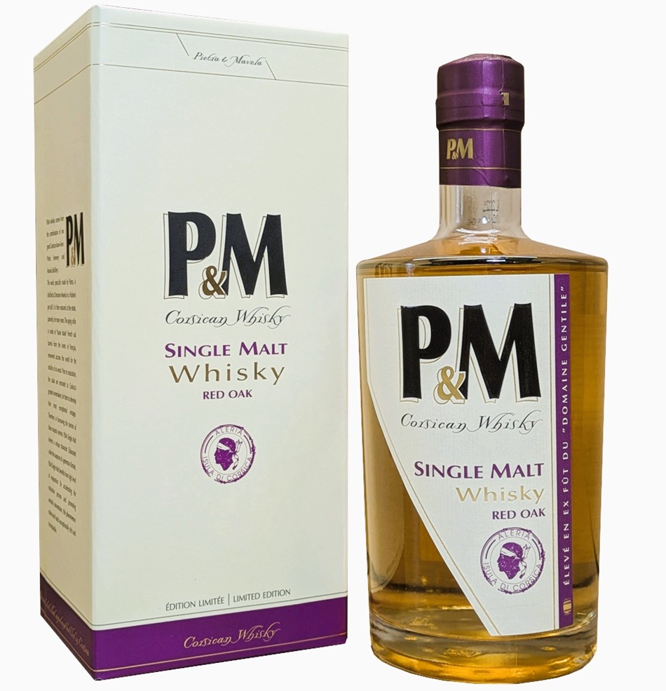 PM Red Oak 42 % | Série Limitée | Whisky corse vieilli en fûts de vin rouge