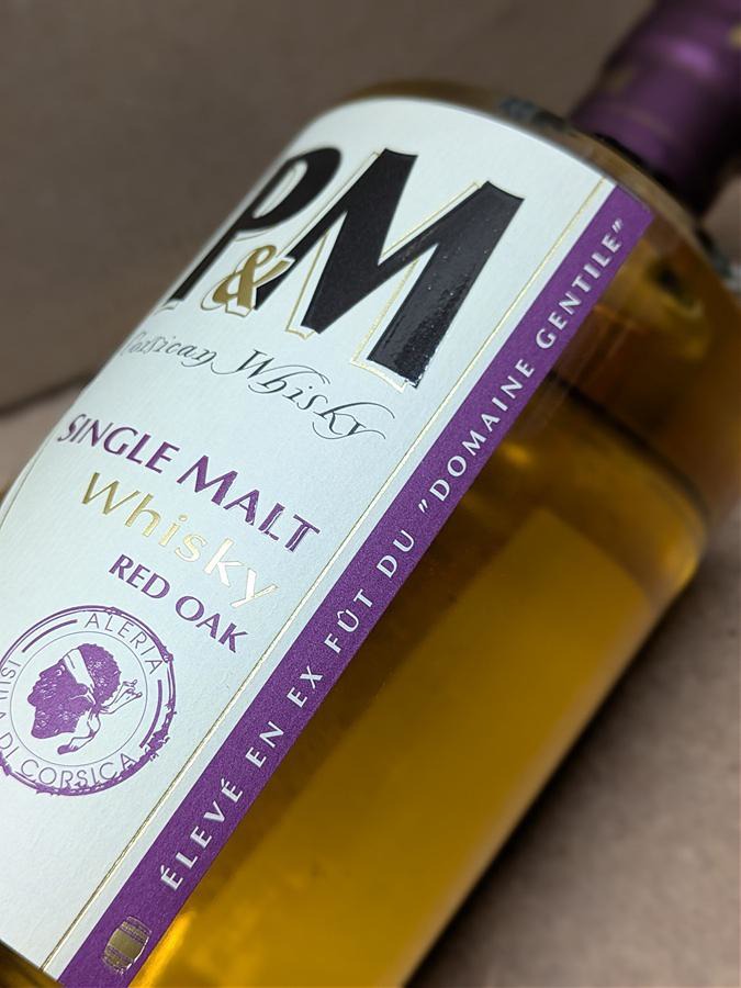 PM Red Oak 42 % | Série Limitée | Whisky corse vieilli en fûts de vin rouge