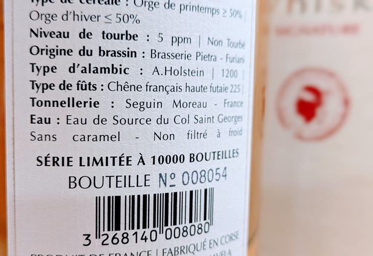 PM Signature 42 % | Whisky Corse Édition Limitée