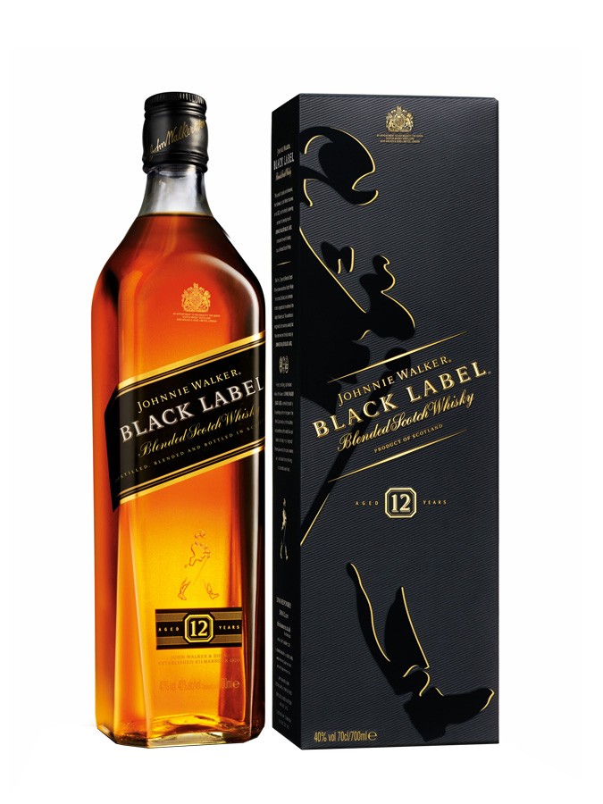 JOHNNIE WALKER Black Label Ans Heritage Whisky