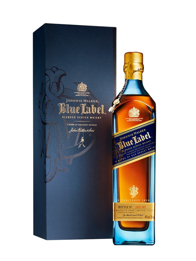JOHNNIE WALKER BLUE LABEL whisky