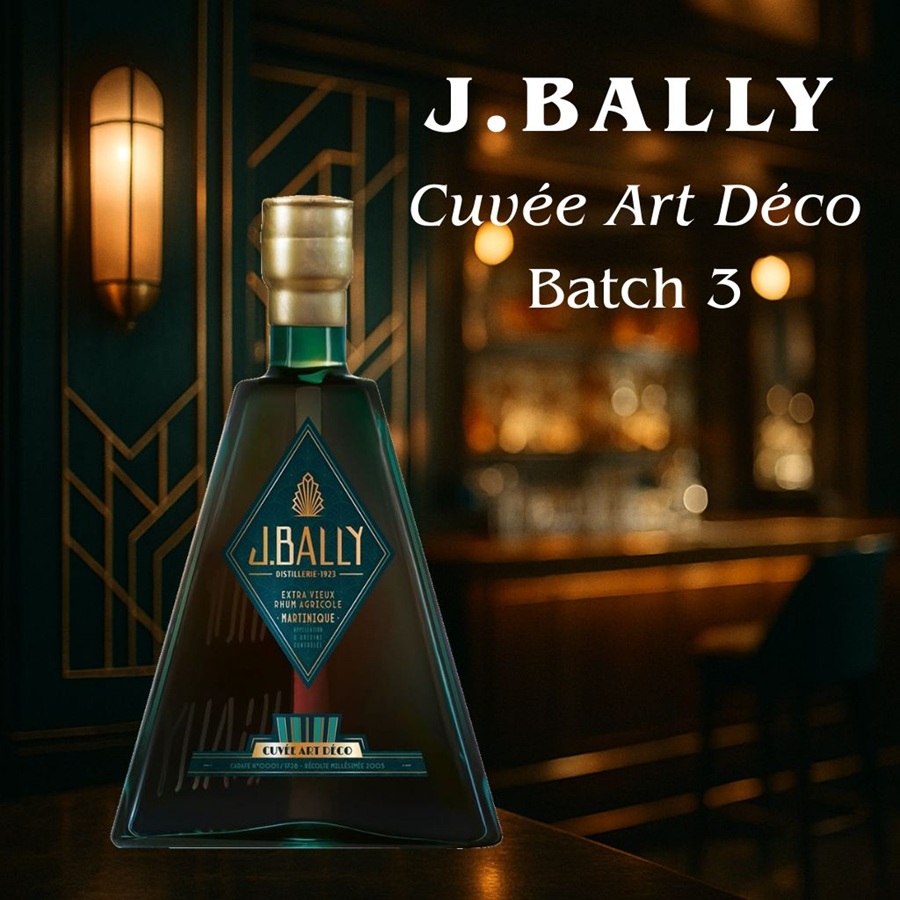J.BALLY Cuvée Art Déco 45 % | Batch 3 - Millésime 2003 | Rhum Vieux de la Martinique