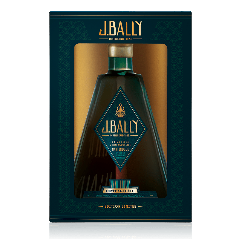 J.BALLY Cuvée Art Déco 45 % | Batch 3 - Millésime 2003 | Rhum Vieux de la Martinique