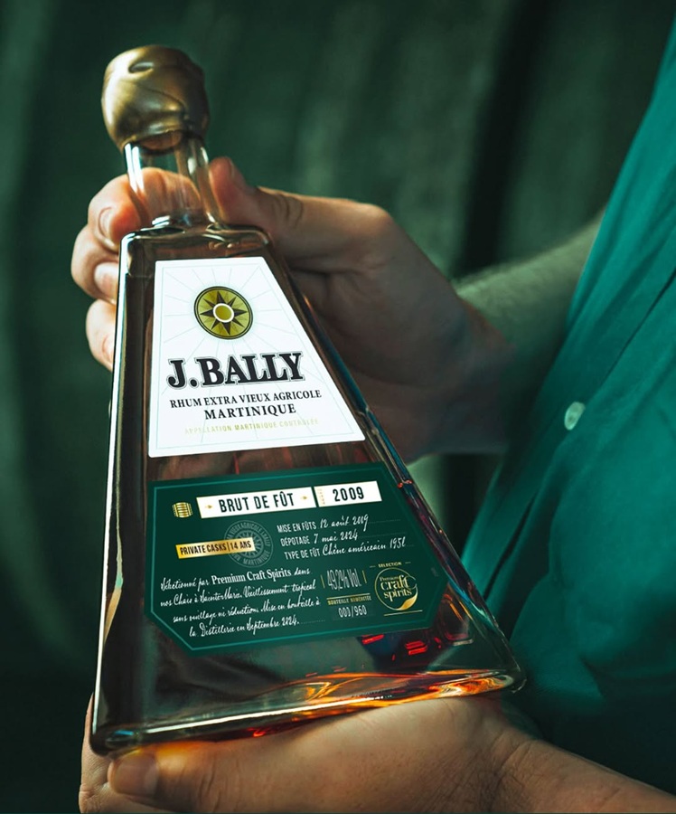 J.BALLY Brut de Fût 49,2 % | Millésime 2009 | Rhum Vieux Agricole de la Martinique