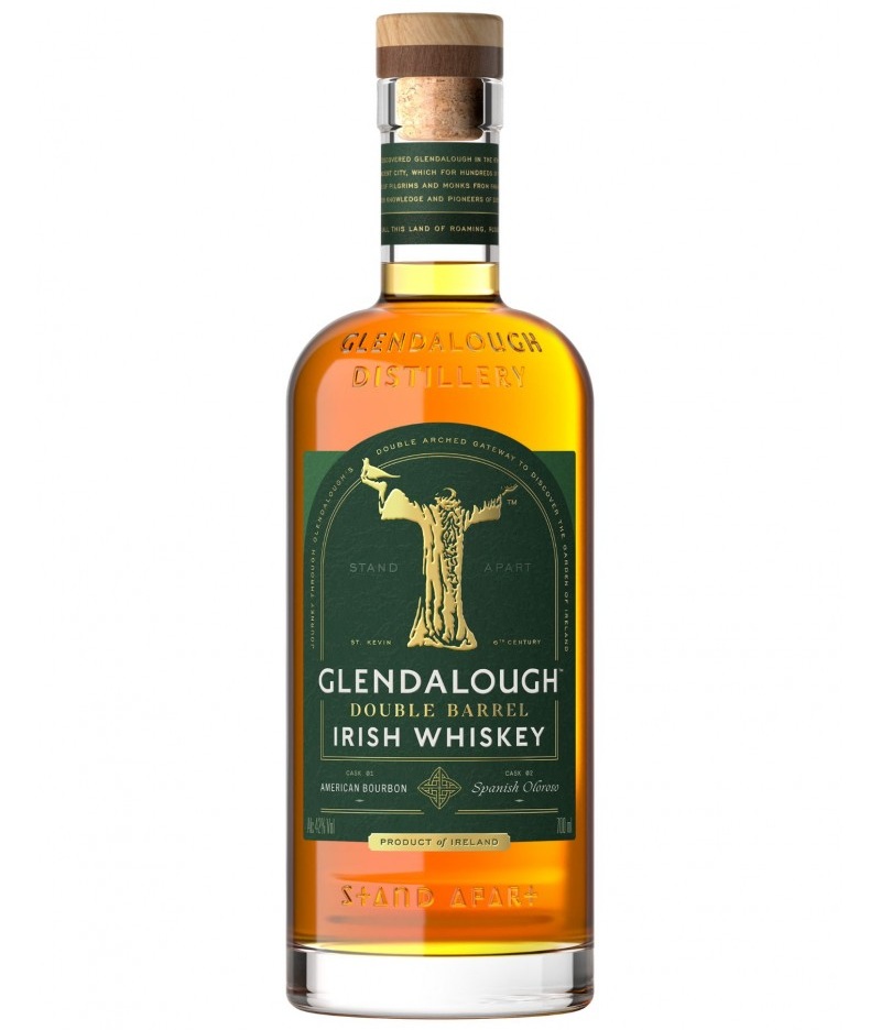GLENDALOUGH Double Barrel Irish Whiskey 42 % | Single Grain Irlandais