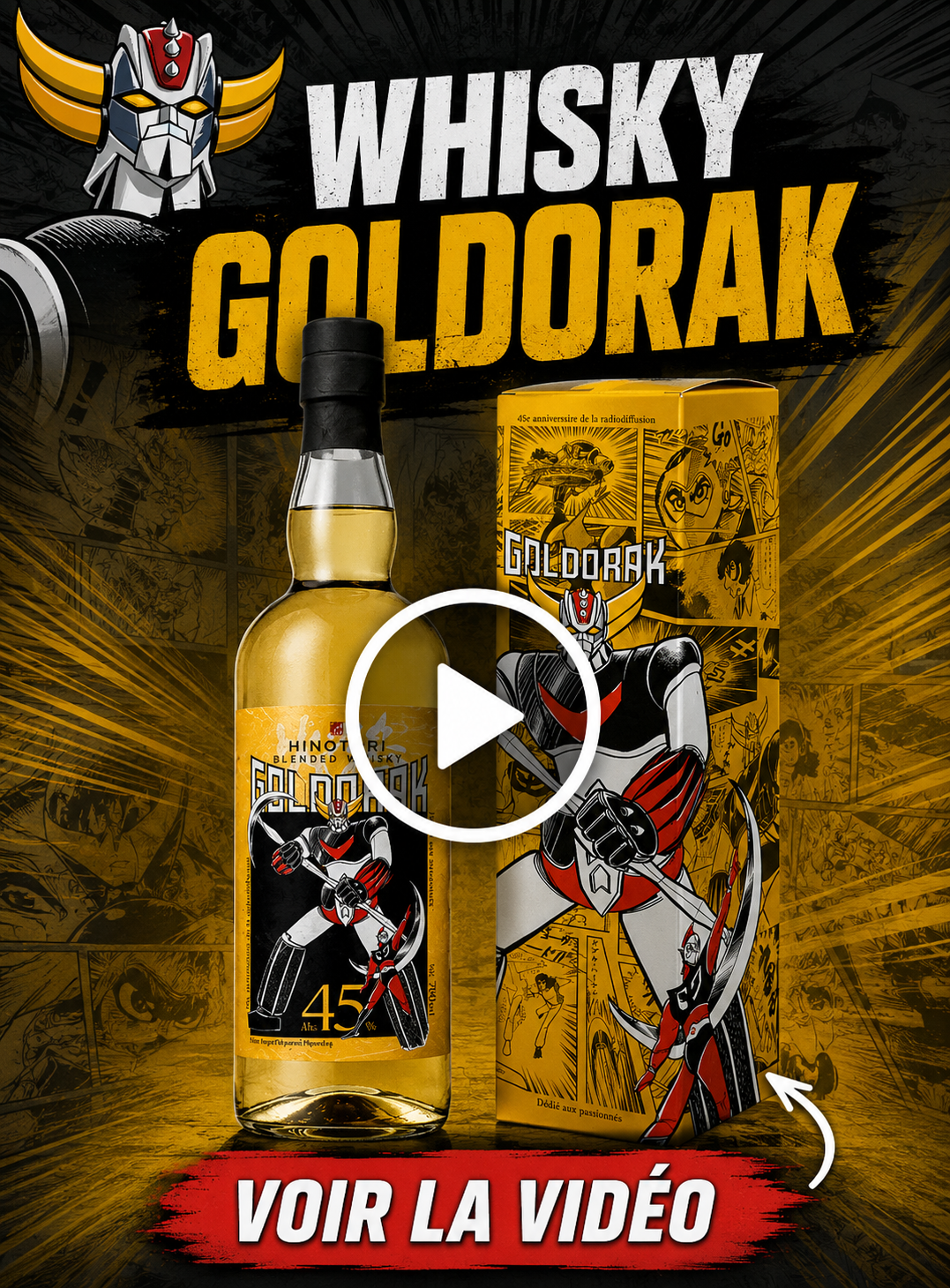 whisky goldorak video