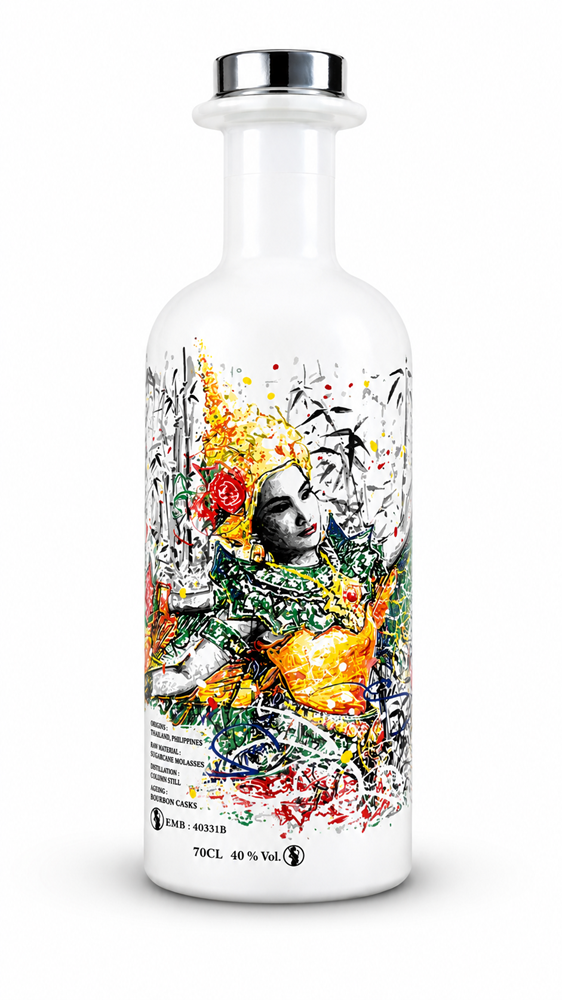 Thaïland &amp; Philippines 40 %, rhum vieux asiatique sélectionné par JoeyStarr. Notes de coco, vanille et fruits exotiques (1)