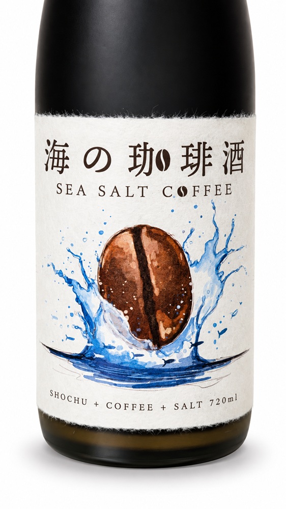 SEA SALT COFFEE   Liqueur japonaise au café  Idéale pour cocktails