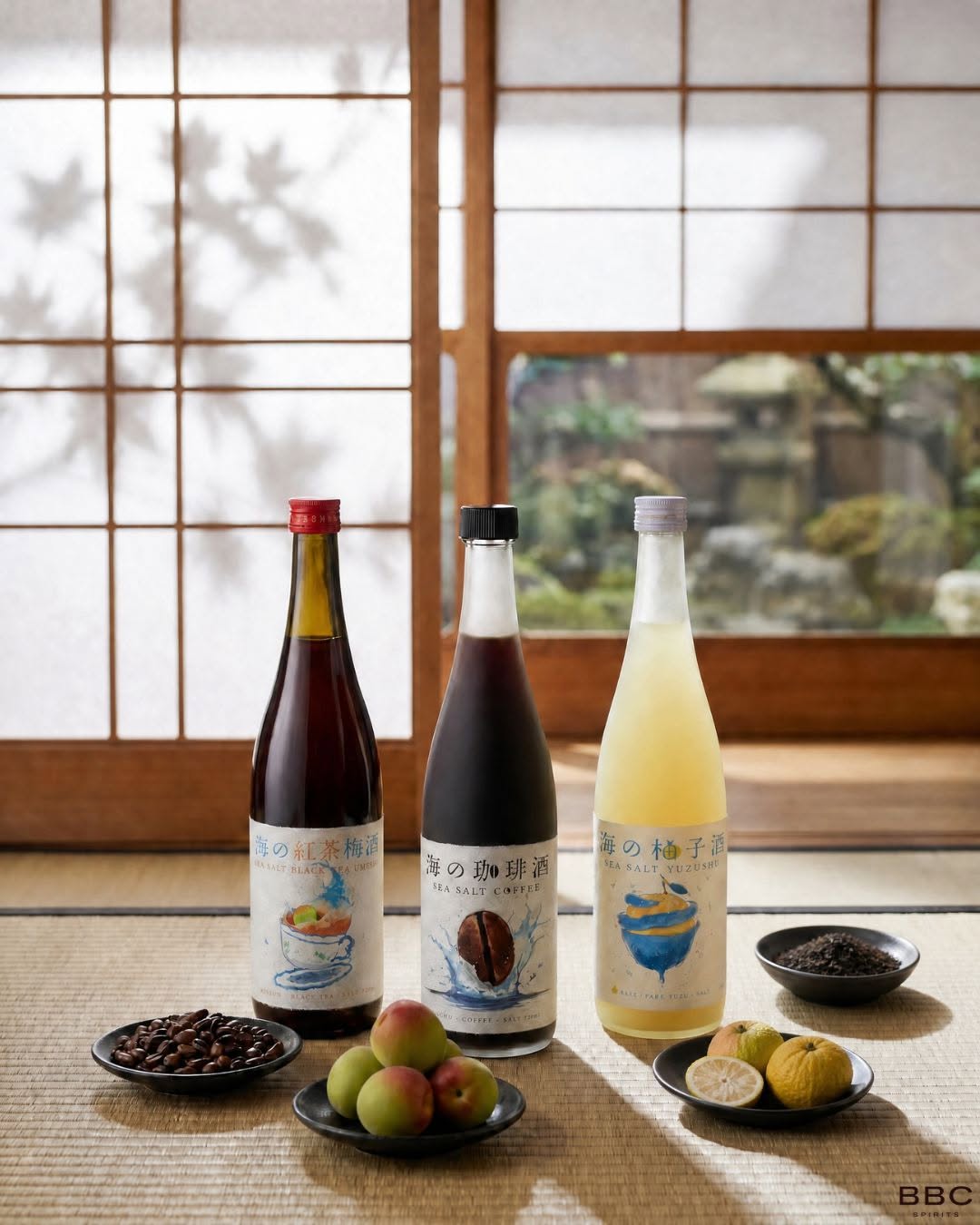 gamme liqueur japonaise sea salt coffee umeshu Yuzushu