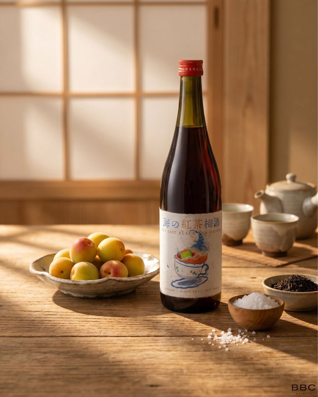 SEA SALT BLACK TEA UMESHU 13% | Liqueur japonaise de prune et au thé Earl Grey