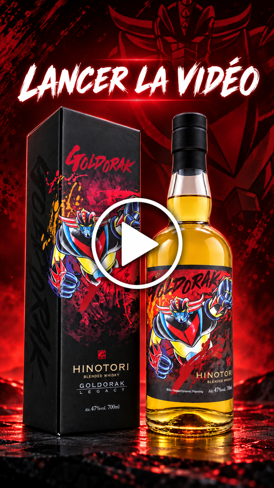 GOLDORAK Legacy 47% | Whisky Japonais 50ème Anniversaire video