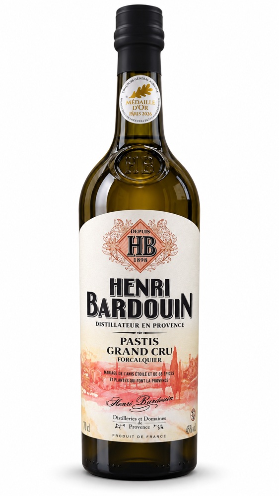 Bouteille de pastis Henri Bardouin