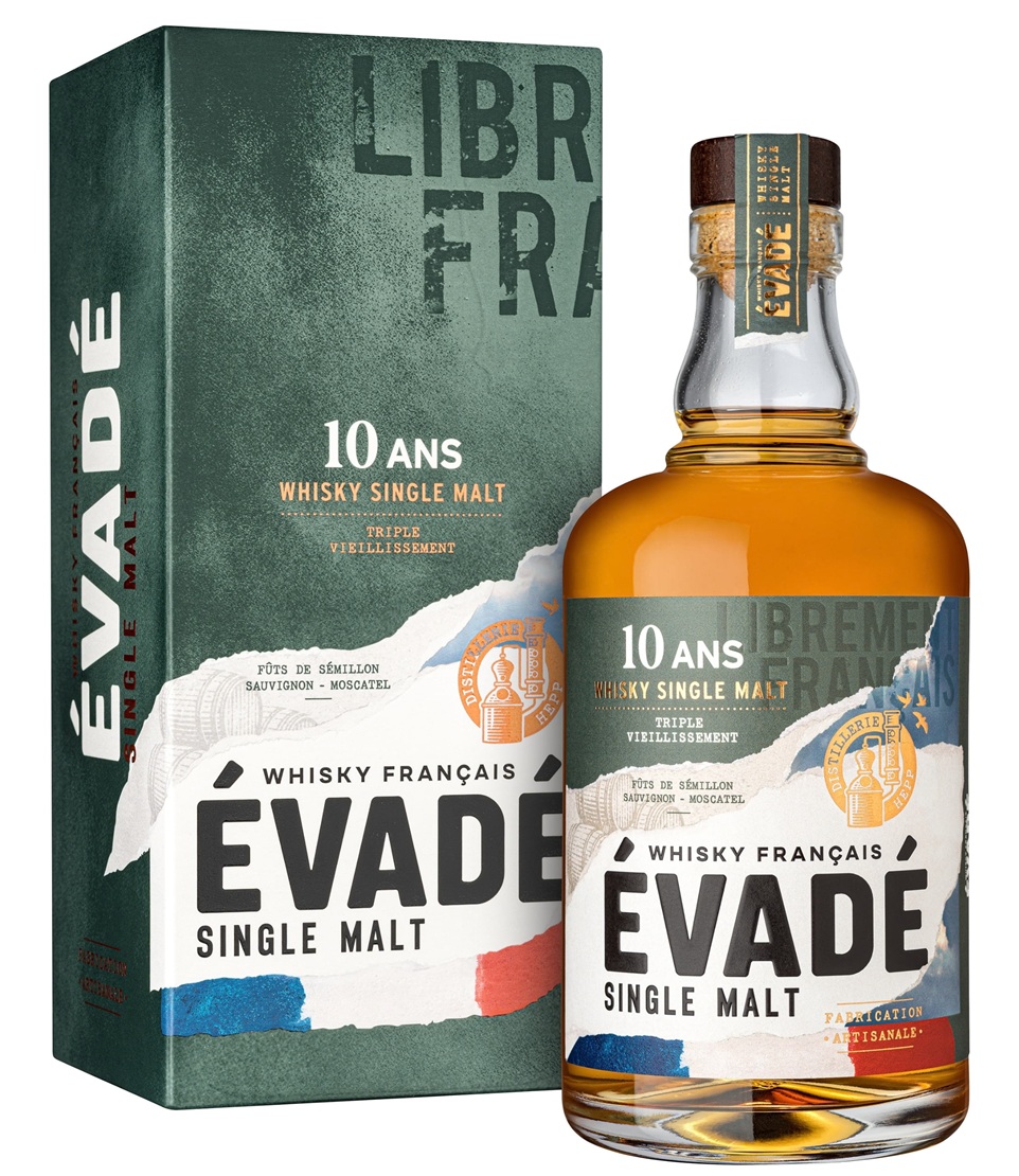ÉVADÉ 10 ans 43% | Whisky Français Triple Vieillissement