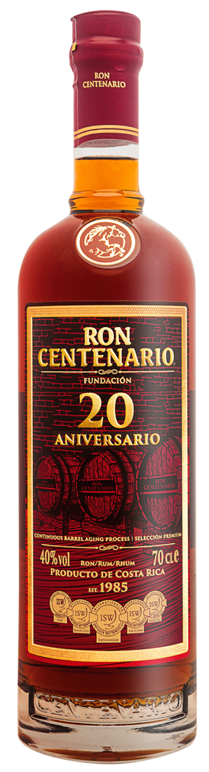 CENTENARIO 20 ans 40% | Rhum Vieux du Costa Rica