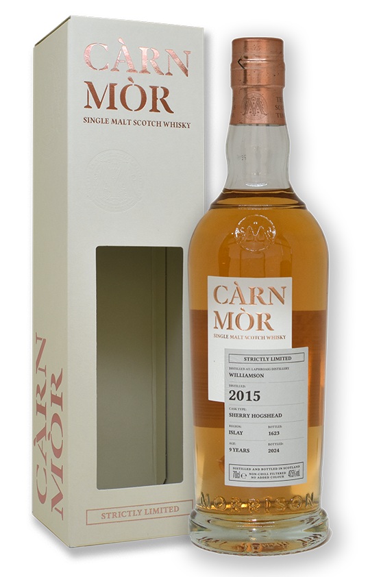 CÀRN MÒR Williamson 9 ans 2015 Sherry Hogshead Single Malt Whisky Écossais d’Islay