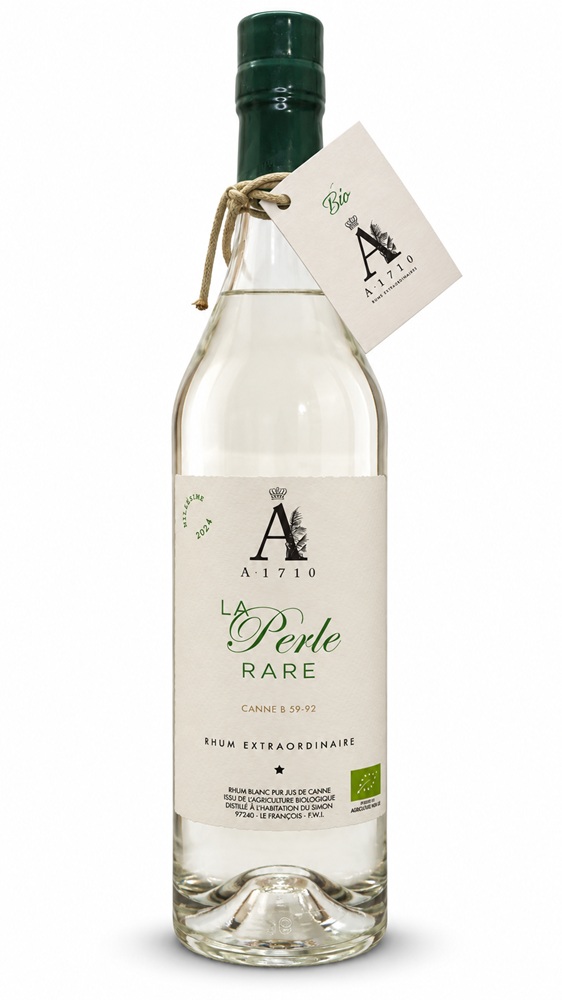 A1710 La Perle Rare Canne Roseau 54,1% | Rhum Blanc BIO de la Martinique