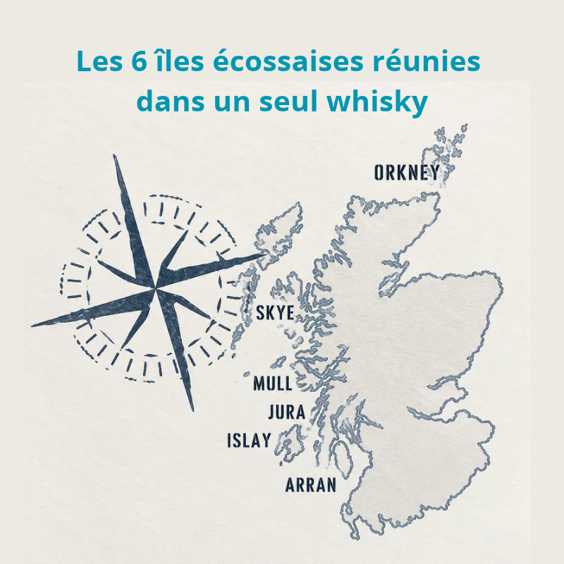 THE SIX ISLES Voyager 46% | Le whisky des six îles écossaises
