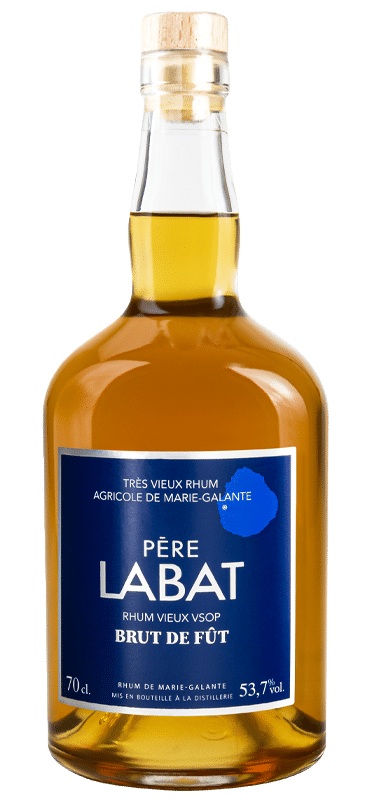 Père Labat Brut de Fût VSOP 53,7 % | Rhum vieux de Marie-Galante