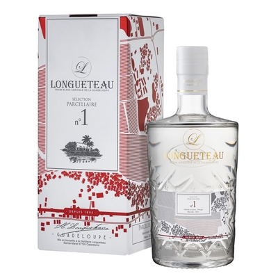 LONGUETEAU Sélection Parcellaire N°1 55 % Millésime 2022 Rhum Agricole de la Guadeloupe bouteille etui